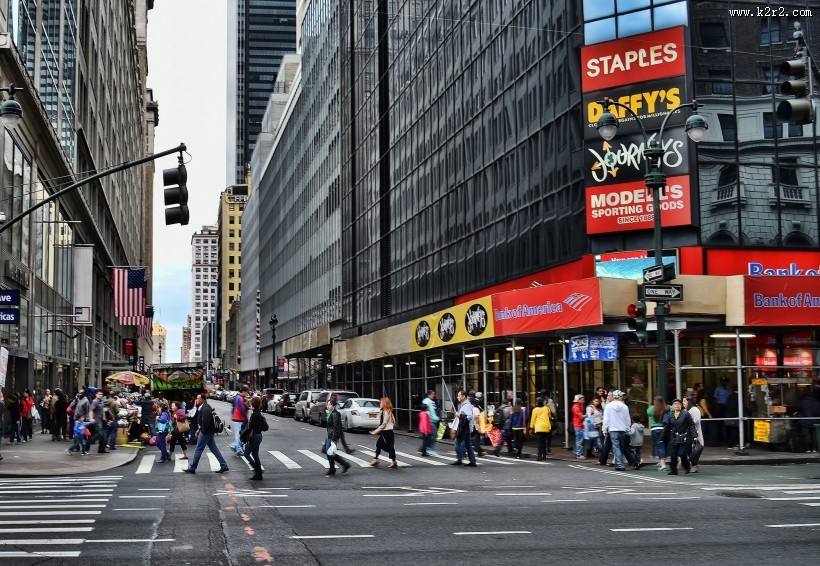 美国纽约曼哈顿城市建筑风景图片大全