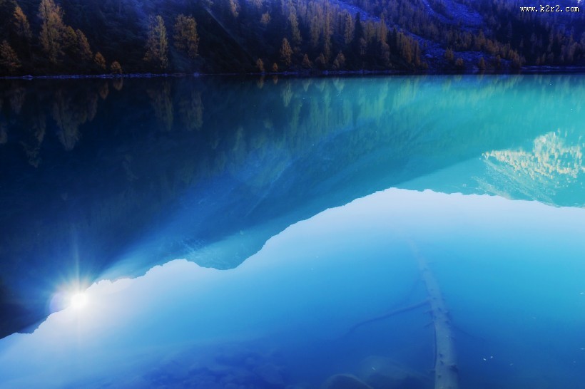 四川甲依拉措风景图片