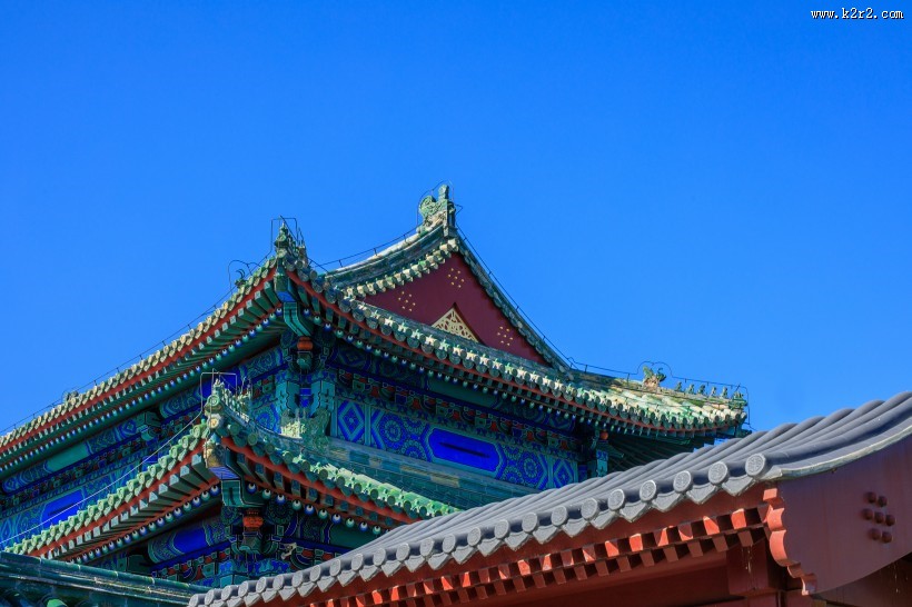 北京古建筑风景图片