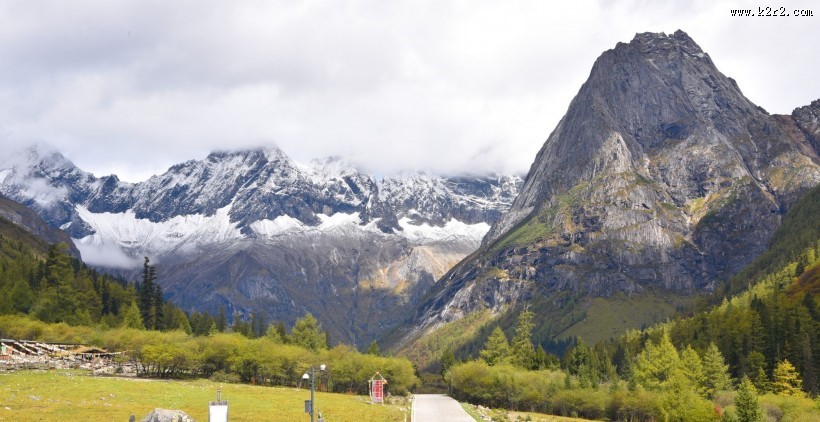 四川四姑娘山双桥沟风景图片