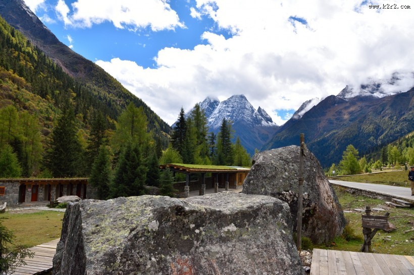 四川四姑娘山双桥沟风景图片