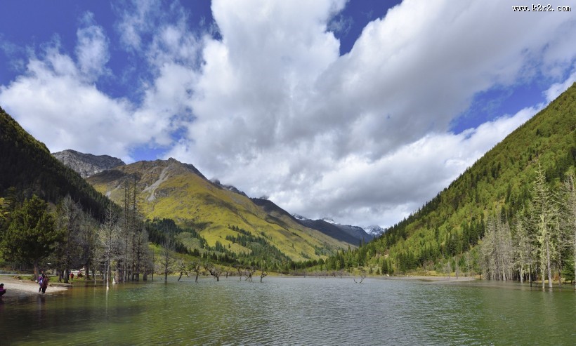 四川四姑娘山双桥沟风景图片