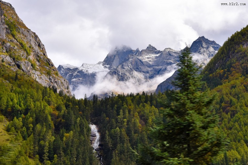 四川四姑娘山双桥沟风景图片