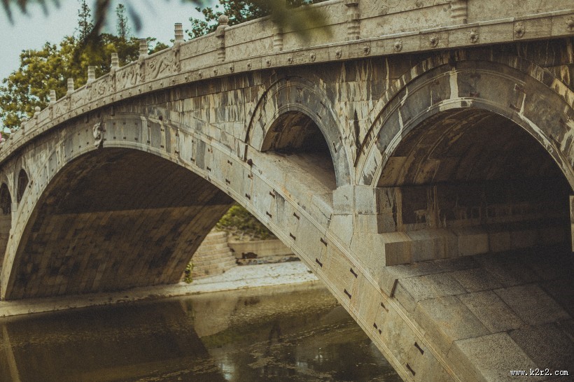 河北赵县赵州桥古建筑风景图片
