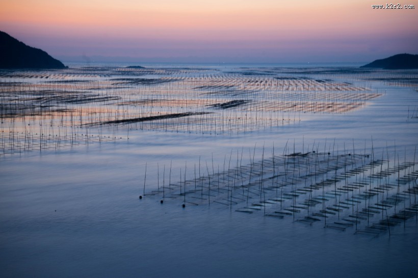 福建宁德霞浦滩涂风景图片