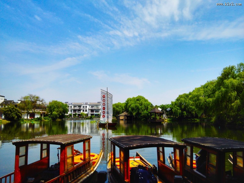 上海淀山湖水墨风景图片大全