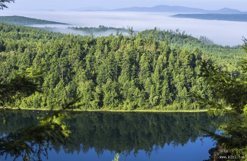 内蒙古驼峰岭天池风景图片