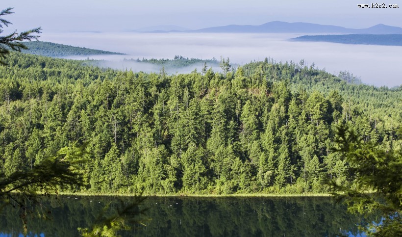 内蒙古驼峰岭天池风景图片
