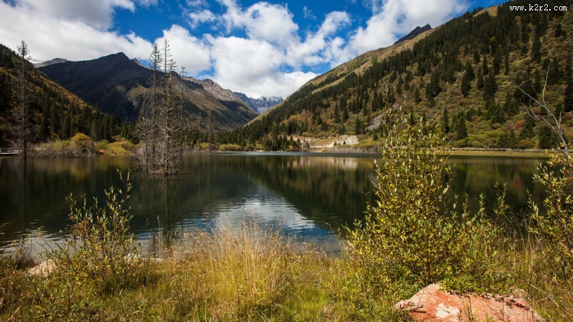四川达古冰山风景图片