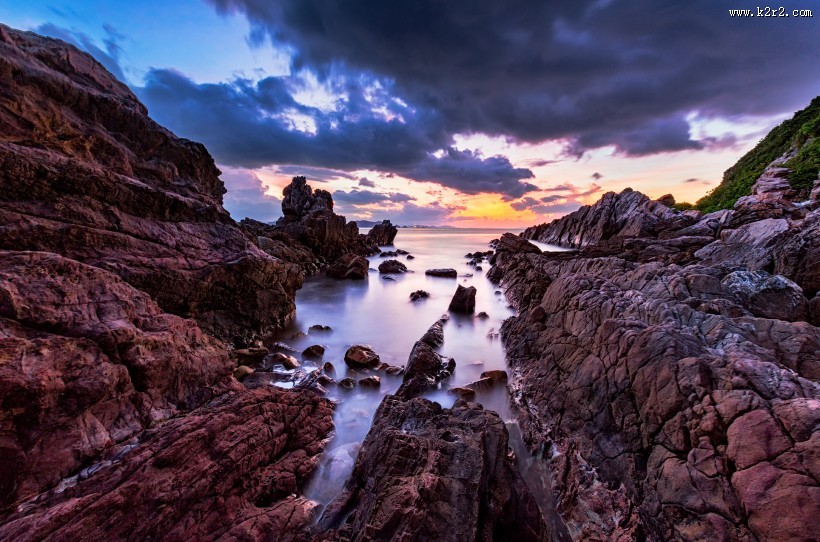 广东深圳黑岩角风景图片