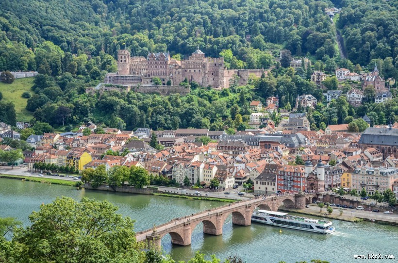 德国海德堡风景图片