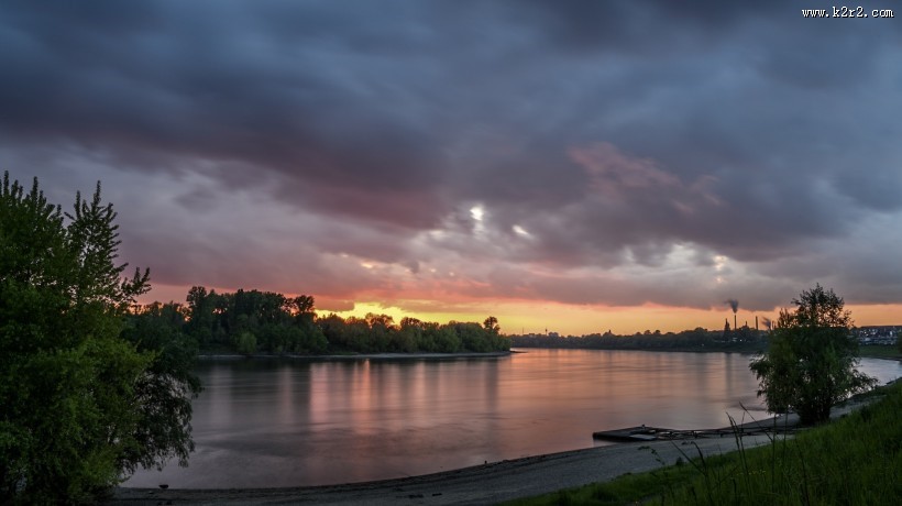 瑞士莱茵河畔风景图片大全