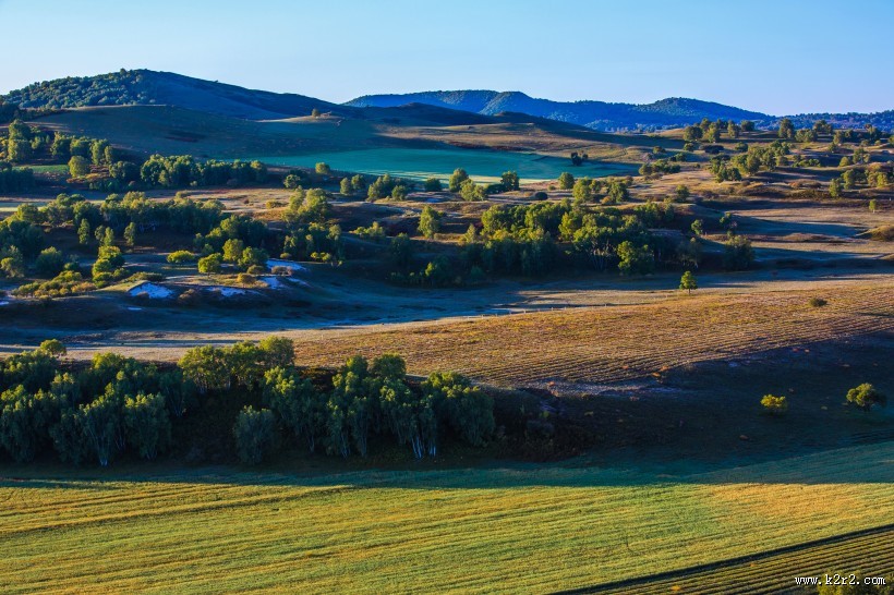 初秋坝上风景图片