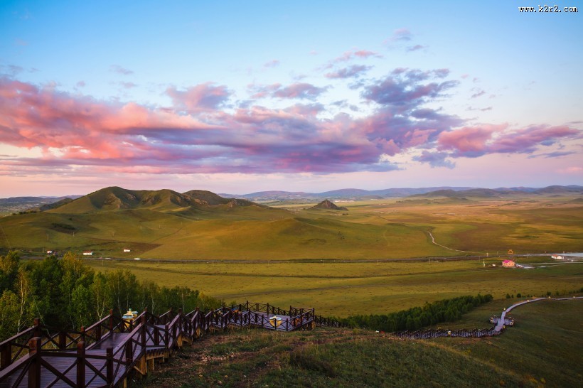 初秋坝上风景图片
