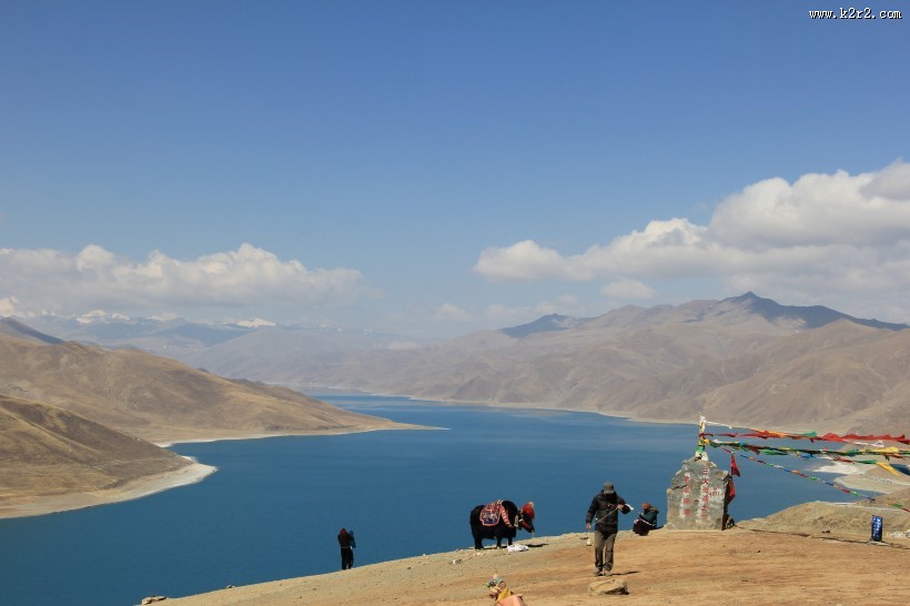 西藏美丽的羊卓雍措风景图片大全
