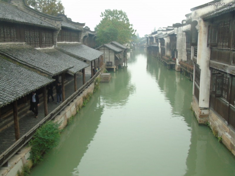浙江桐乡乌镇烟雨风景图片