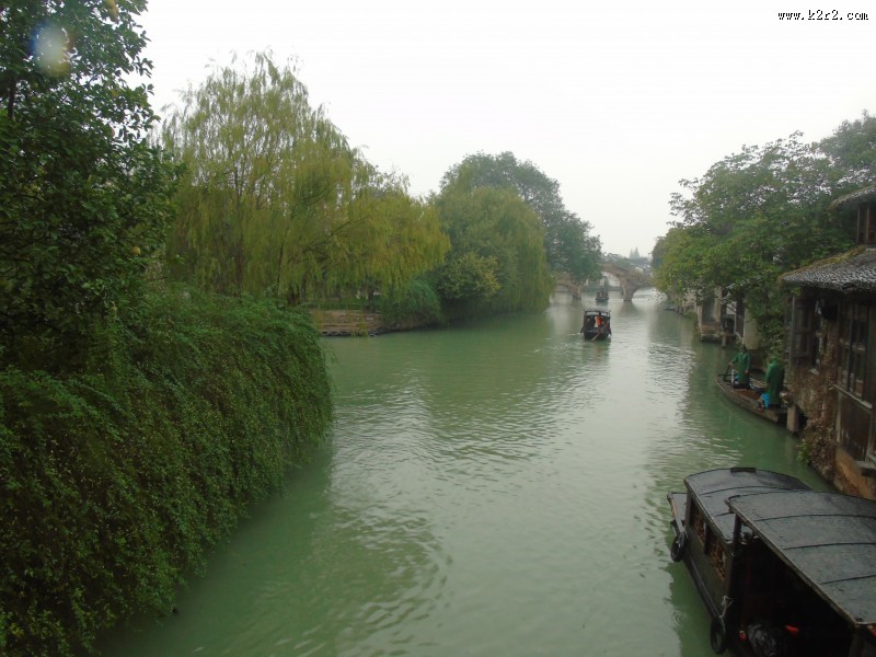 浙江桐乡乌镇烟雨风景图片