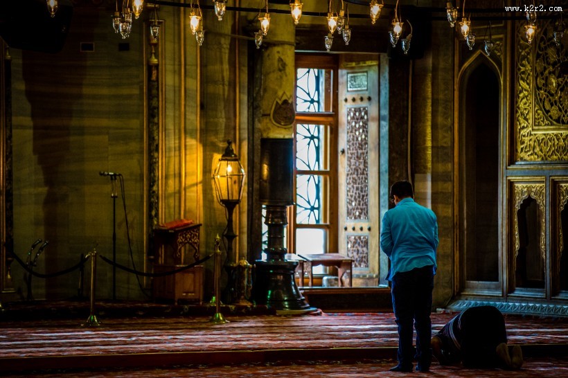 土耳其伊斯坦布尔圣索菲亚教堂建筑风景图片