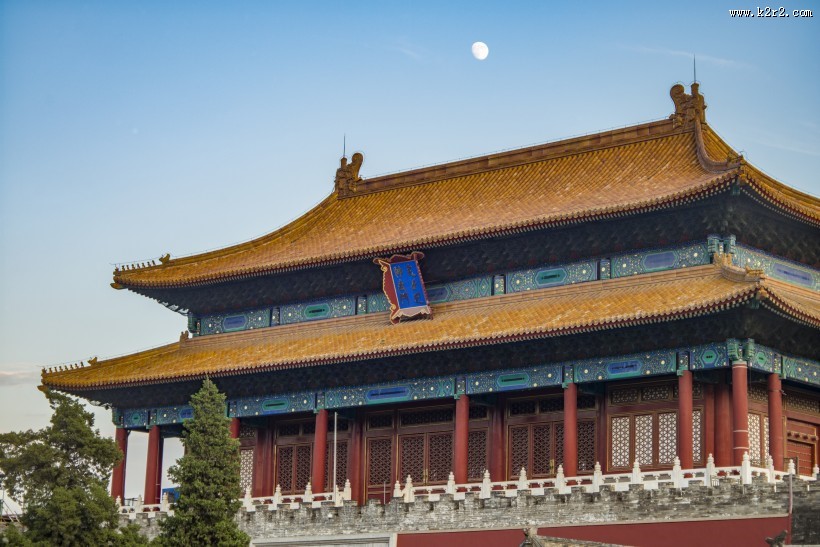 北京故宫角楼古典风景图片