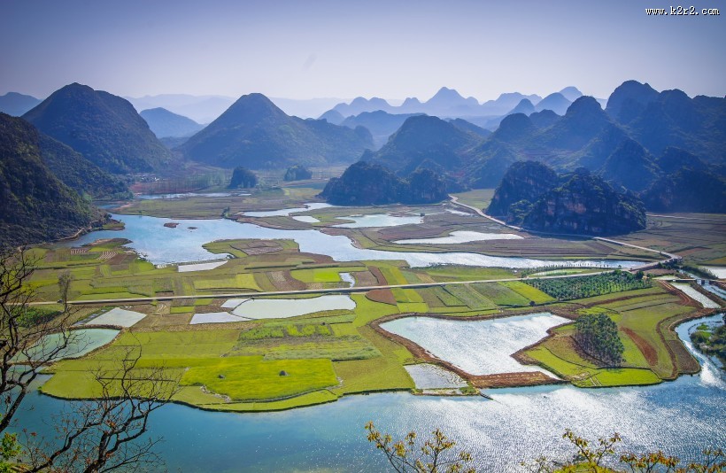 云南普者黑风景图片