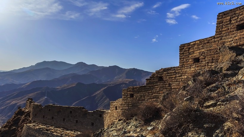 山西新广武长城风景图片大全