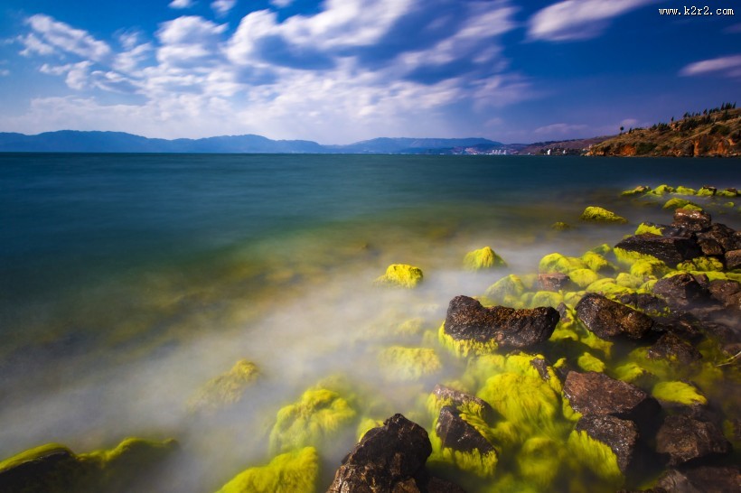 云南玉溪抚仙湖风景图片大全