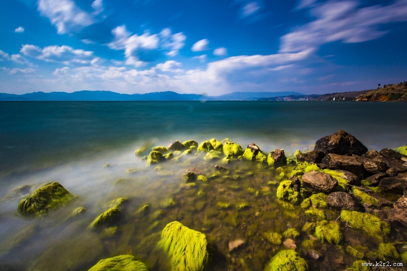 云南玉溪抚仙湖风景图片大全