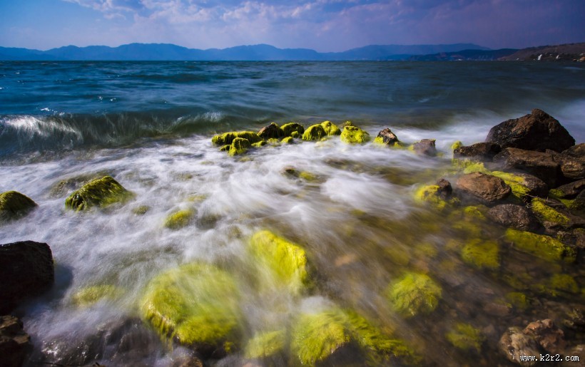 云南玉溪抚仙湖风景图片大全
