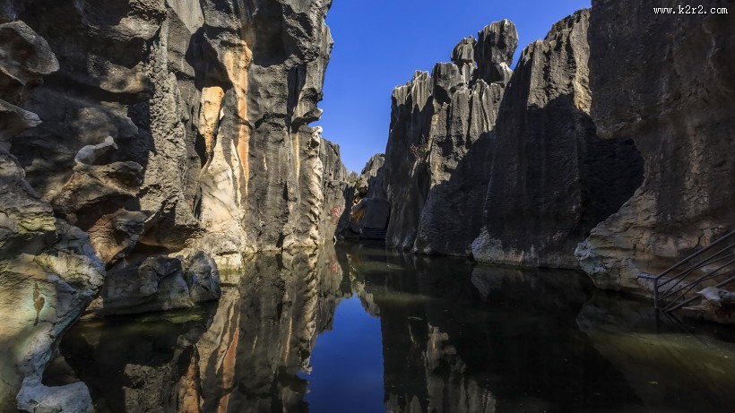 云南昆明石林风景图片