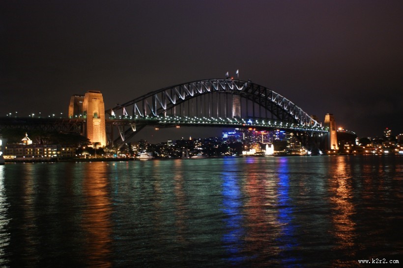 澳大利亚悉尼单孔大桥风景图片