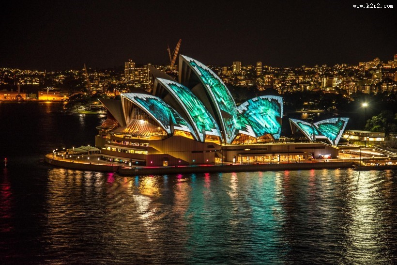 独特的澳大利亚悉尼歌剧院建筑风景图片