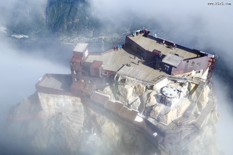 法国霞慕尼白朗峰风景图片