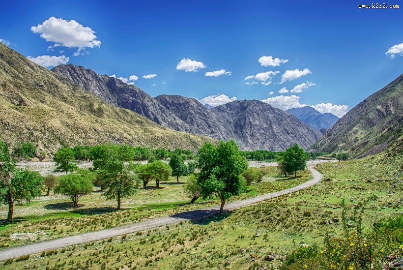 新疆克尔古提峡谷风景图片大全