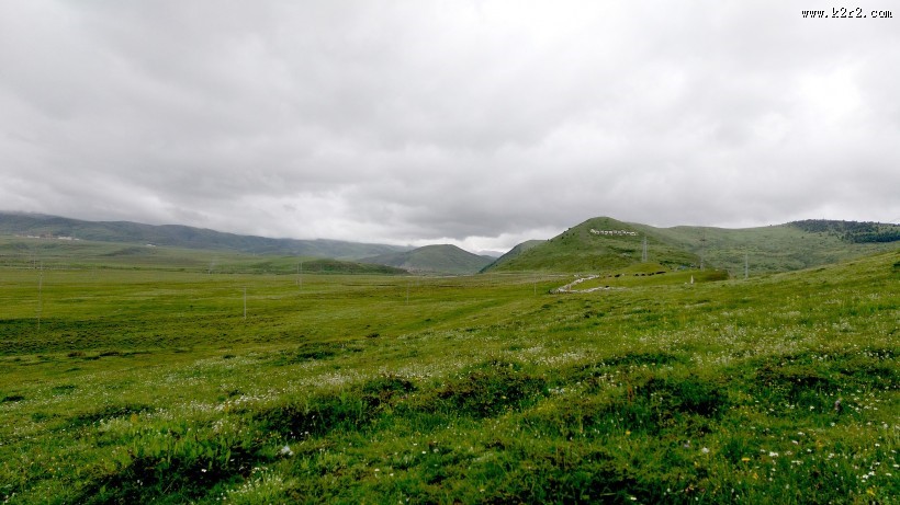 四川塔公草原风景图片