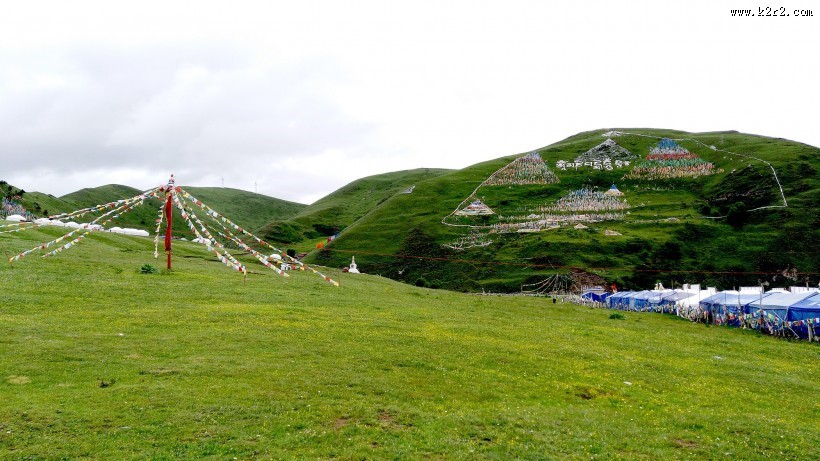 四川塔公草原风景图片