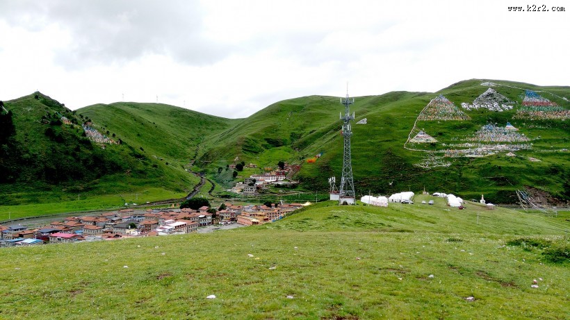 四川塔公草原风景图片