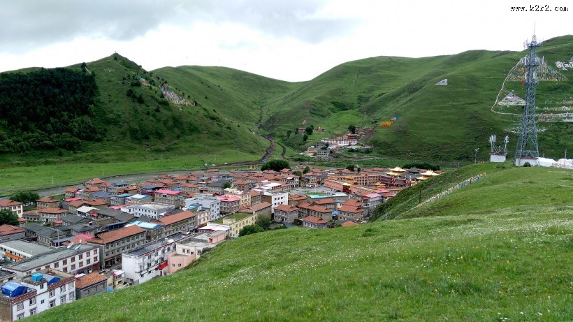 四川塔公草原风景图片