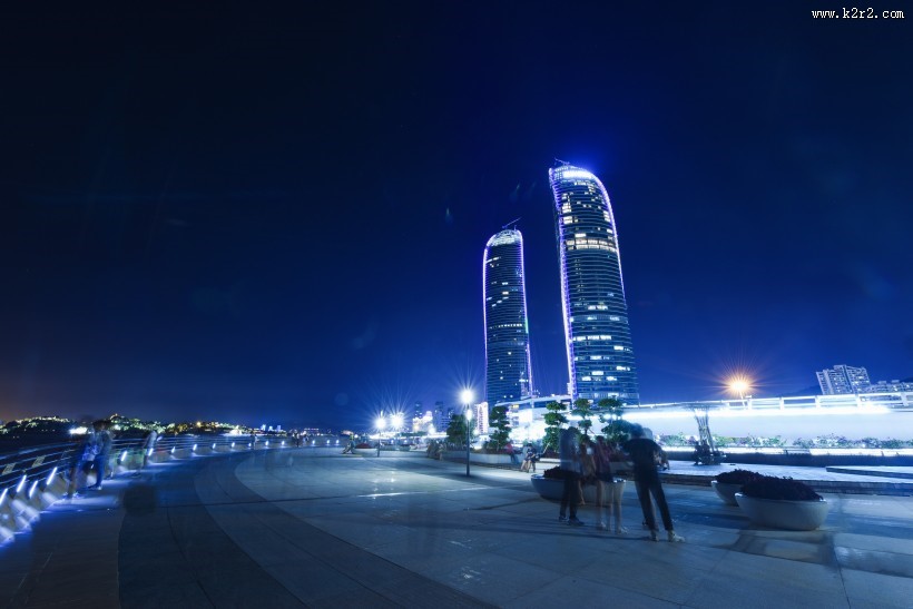 福建厦门双子塔建筑风景图片大全