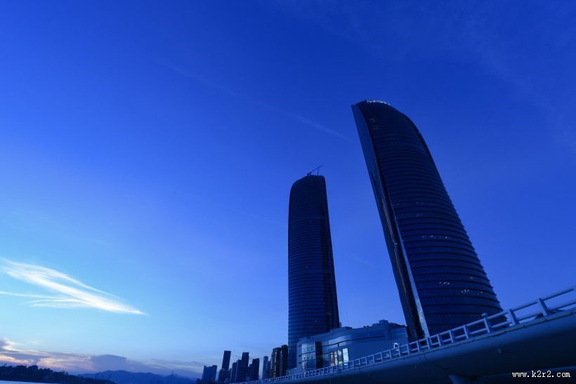 福建厦门双子塔建筑风景图片大全