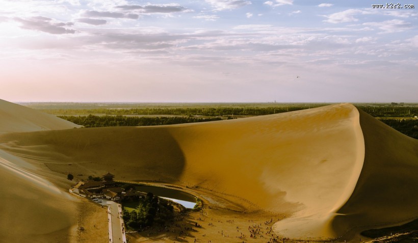 甘肃鸣沙山风景图片大全
