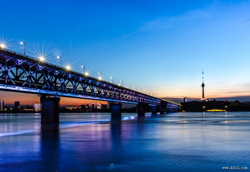 武汉长江大桥风景图片大全