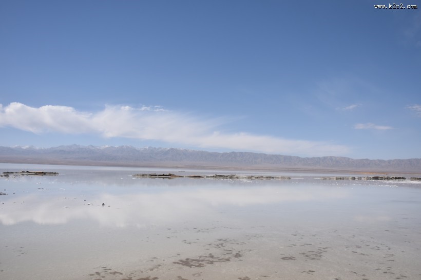 青海茶卡盐湖风景图片