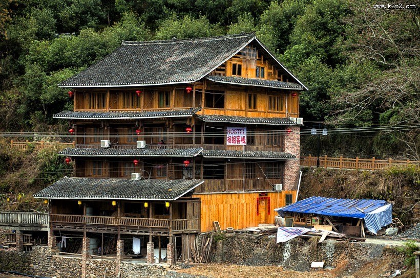 广西三江程阳风雨桥风景图片