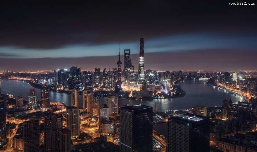 上海外滩夜景图片