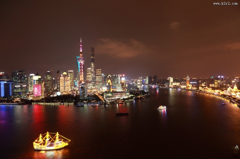 上海外滩夜景图片