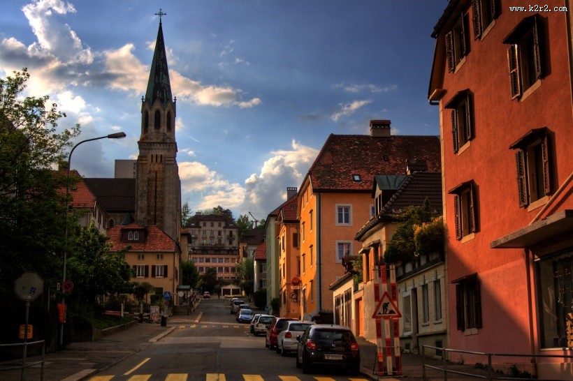 瑞士拉绍德封风景图片