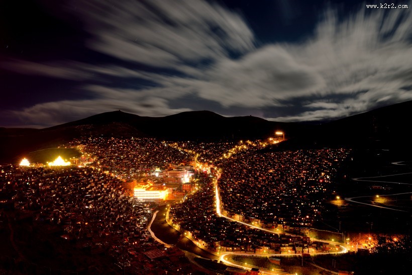 四川色达风景图片