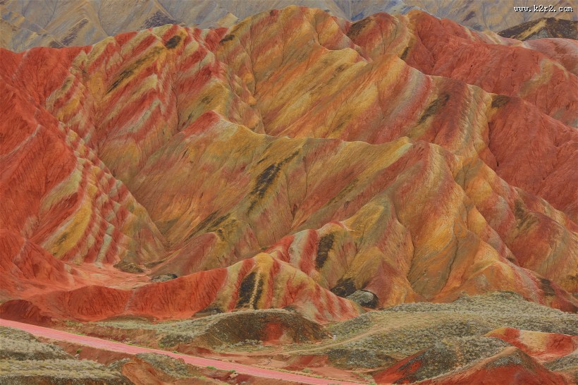 甘肃张掖丹霞地貌风景图片大全