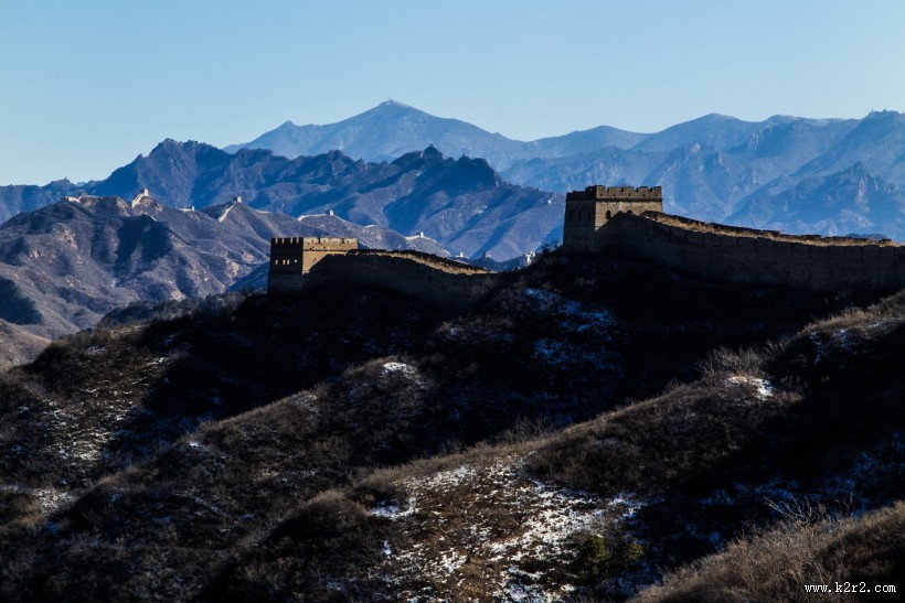 河北金山岭长城砖垛关风景图片