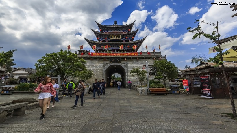 云南大理古城风景图片